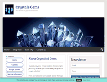 Tablet Screenshot of crystalsgems.com